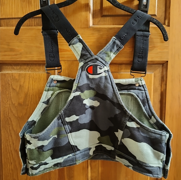Champion women's small camo print adjustable crop top - Picture 7 of 7